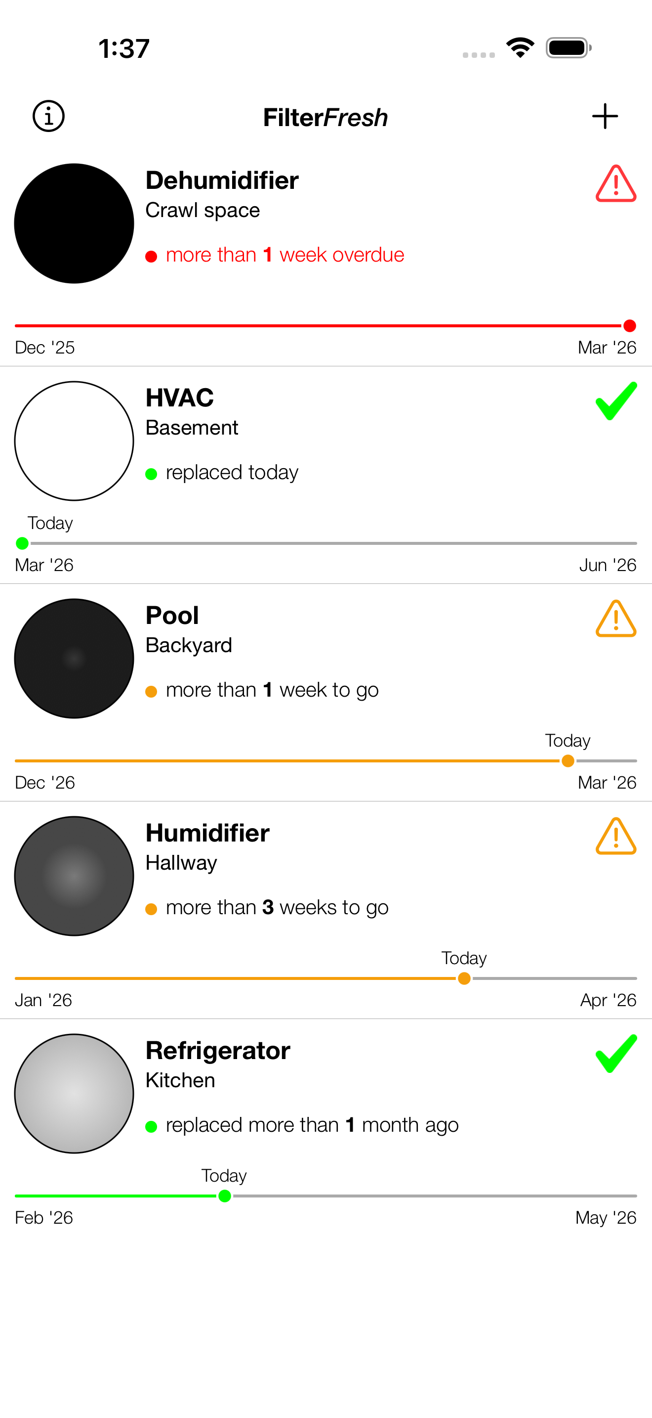 FilterFresh screenshot