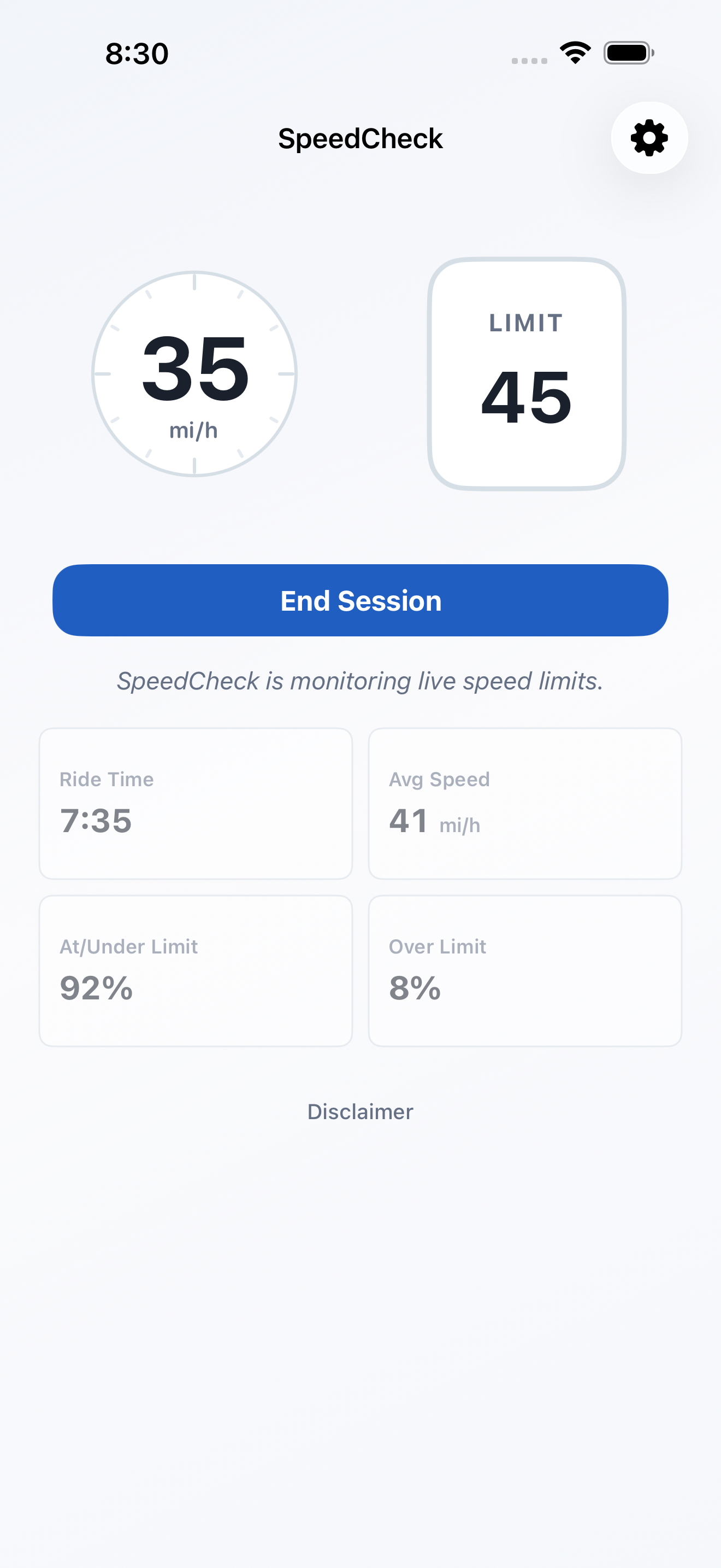 SpeedCheck screenshot